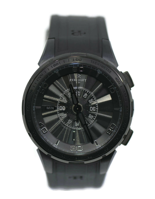 Perrelet Turbine Chronograph Stainless Steel Watch A1079/1