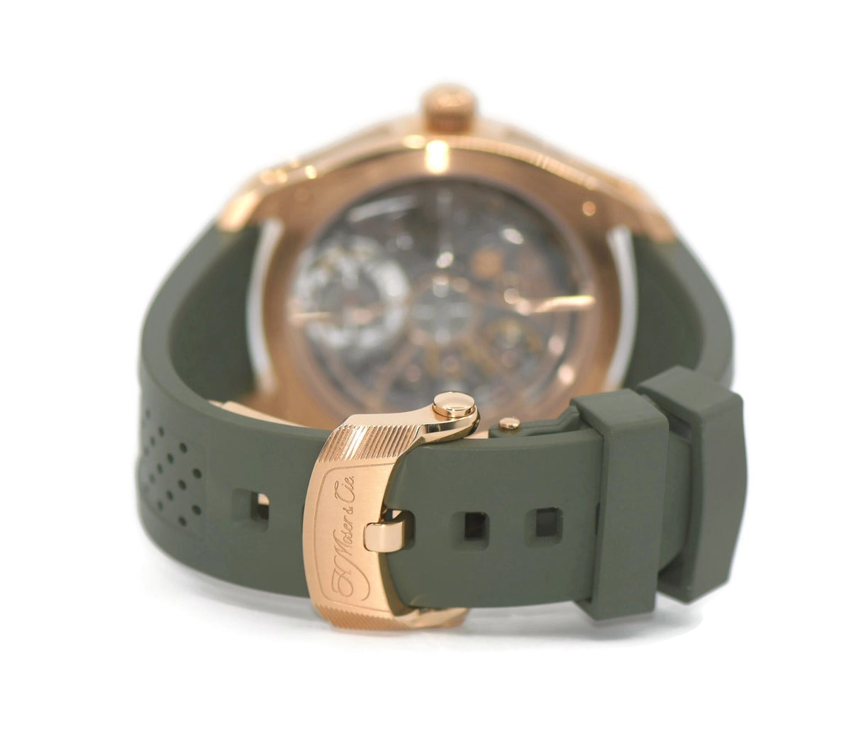 H. Moser & Cie Pioneer Tourbillon 18K Rose Gold Watch 3805-0400