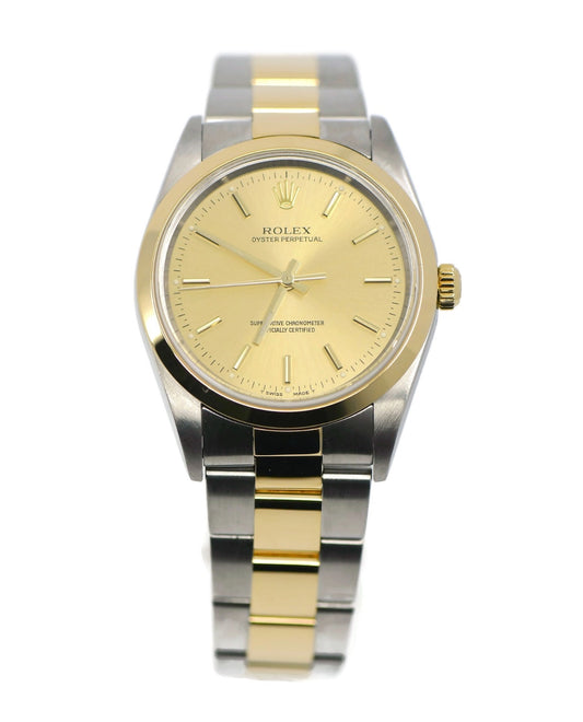 Rolex Oyster Perpetual 18K/Stianless Steel Watch 14203M