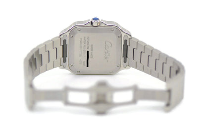 Cartier Santos Diamond Stainless Steel Watch W4SA0006