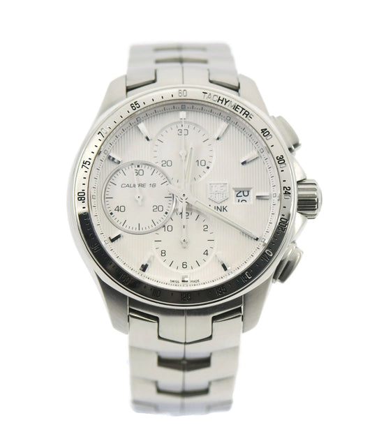 Tag Heuer Link Chronograph Stainless Steel Watch CAT2011