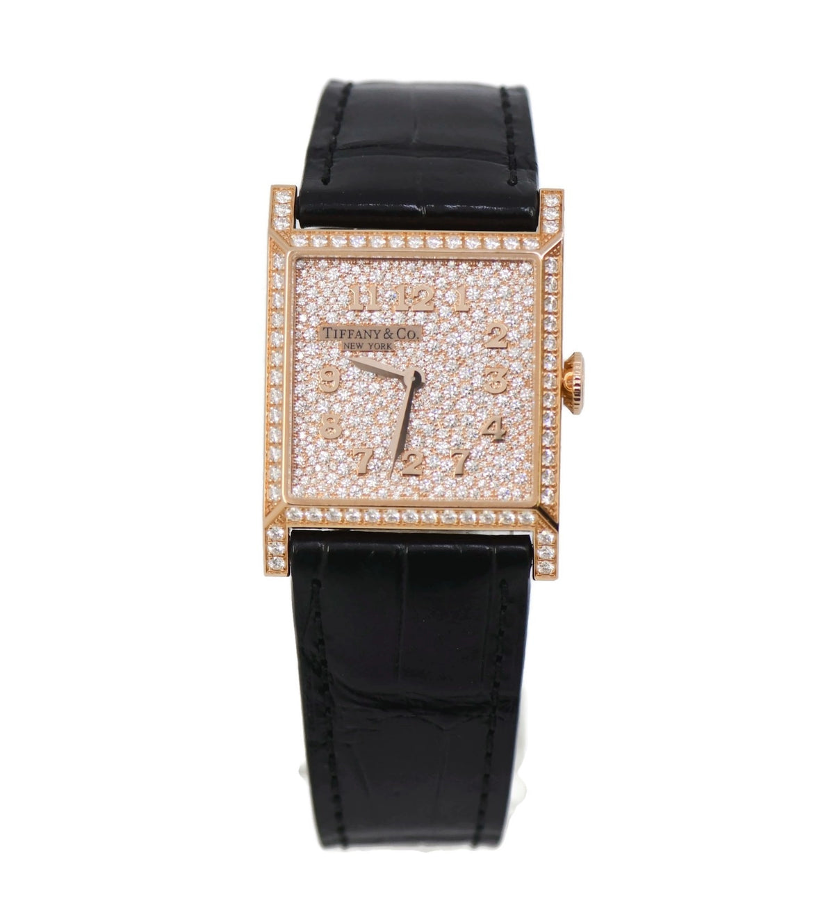 Tiffany & Co Landmark Diamond 18K Rose Gold Watch