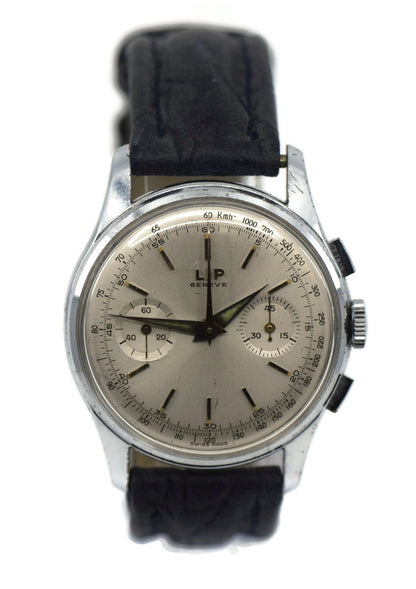 LIP Geneve Vintage Chronograph Stainless Steel Watch