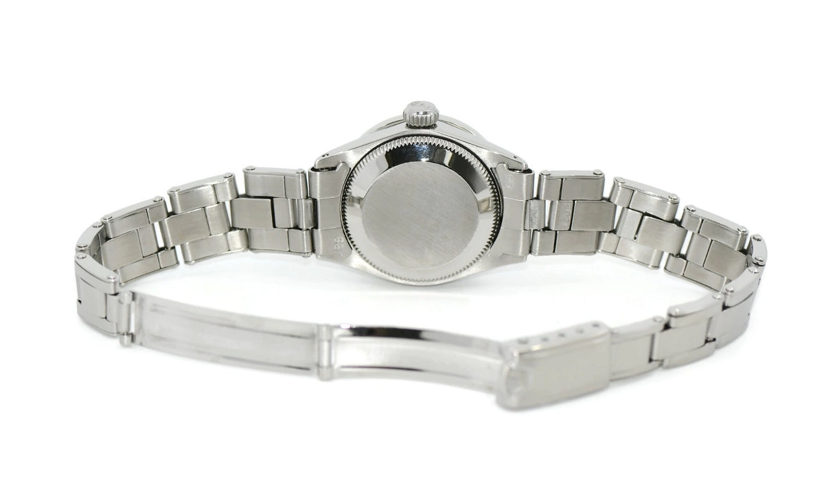 Rolex Oyster Perpetual Diamond Stainless Steel Watch 6618