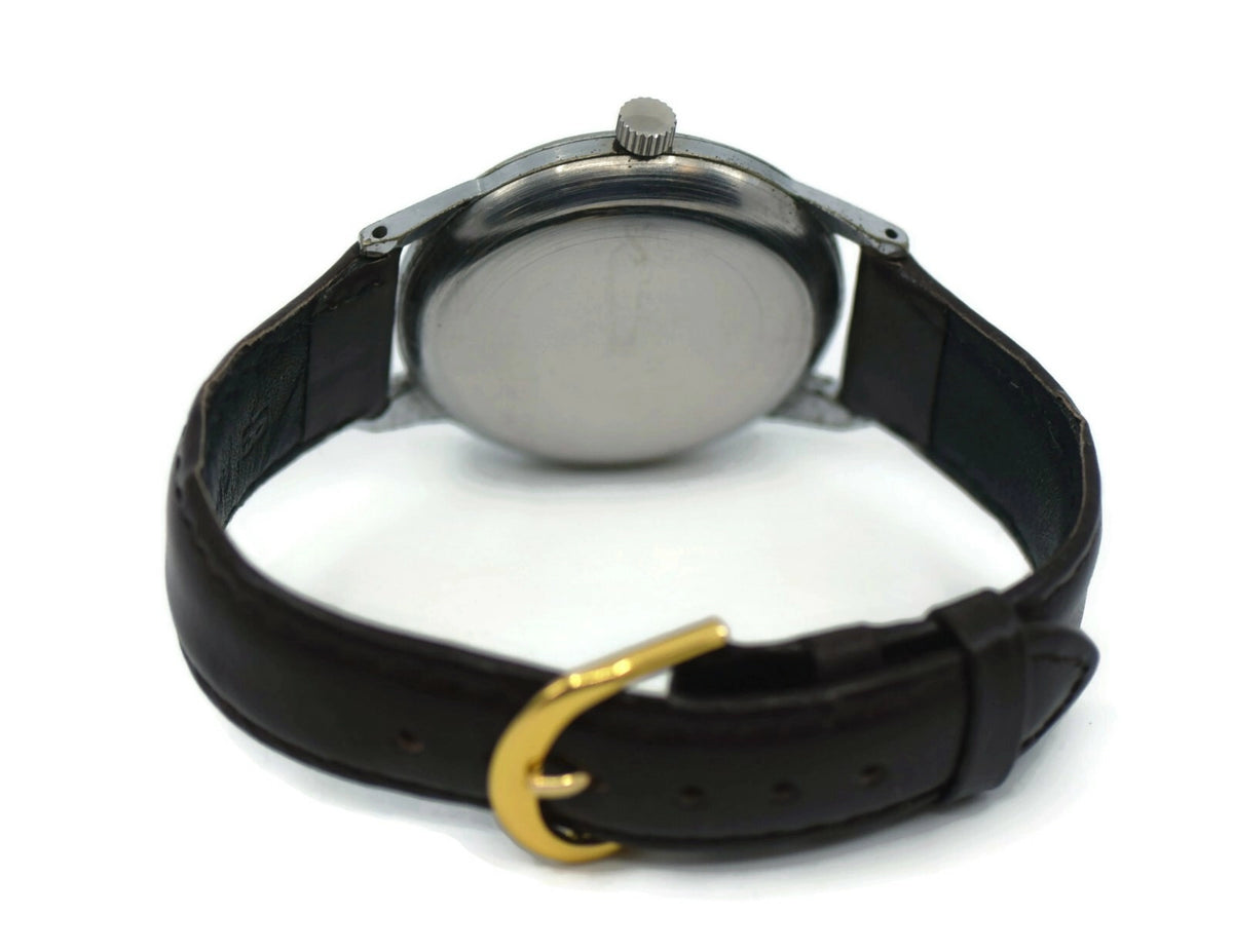 Movado Solidograf Vintage Stainless Steel Watch