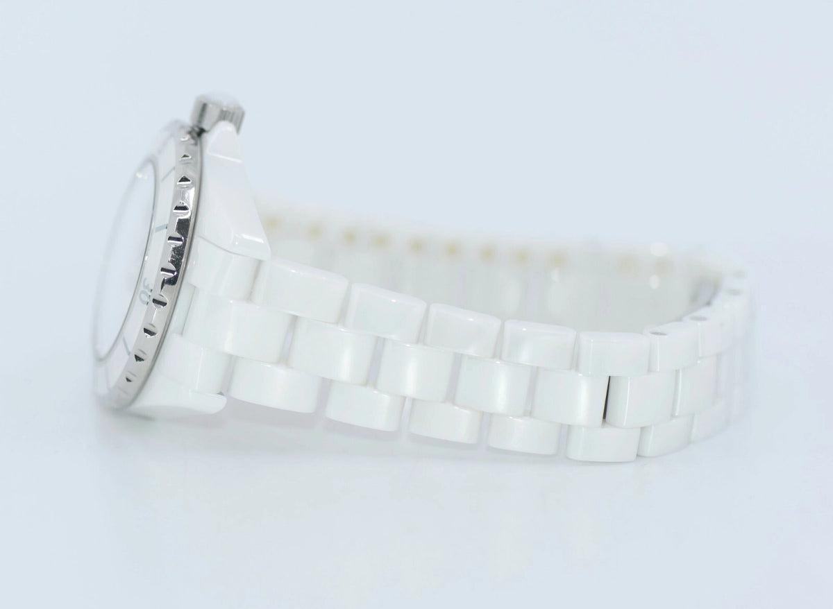Chanel J12 Diamond White Ceramic Watch H1628