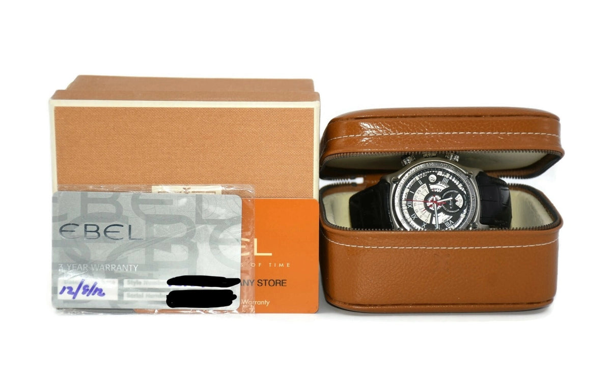 Ebel 1911 BTR Chronograph Stainless Steel Watch E9139L72