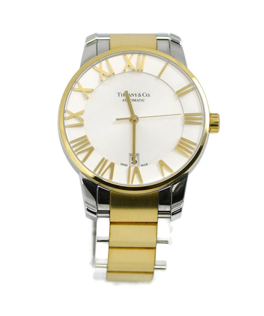Tiffany & Co Atlas 18K/Stainless Steel Watch Z1800