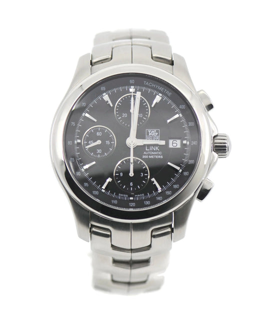 Tag Heuer Link Chronograph Stainless Steel Watch CJF2110