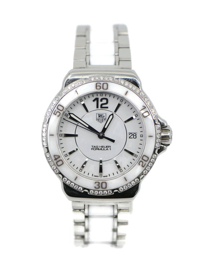 Tag Heuer Formula 1 Diamond Ceramic Stainless Steel Watch WAH1213