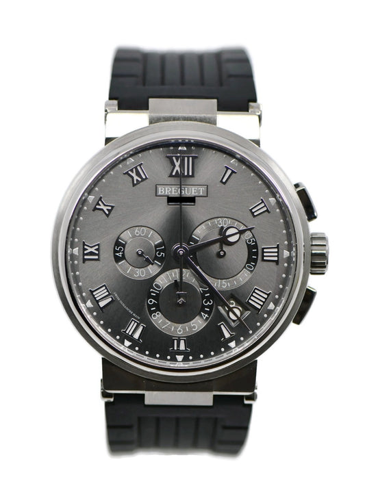 Breguet Marine Chronograph Titanium Watch 5527