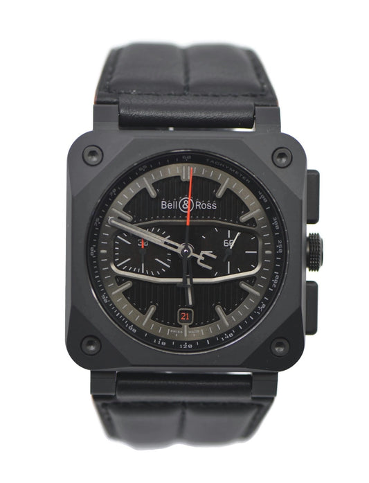 Bell & Ross Black Track Ceramic Watch BR0394
