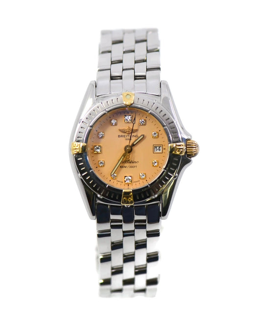 Breitling Callistino Diamond Two Tone Stainless Steel Watch B52345