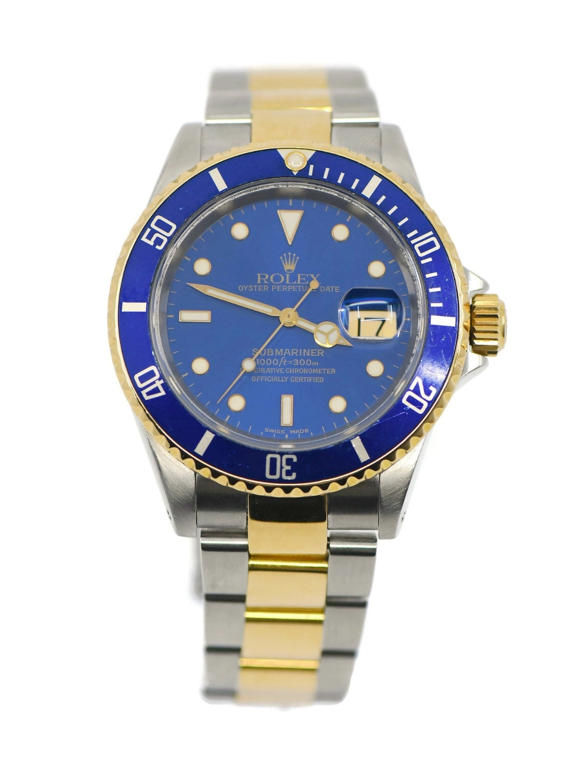 Rolex Submariner 18K/Stainless Steel Watch 16613