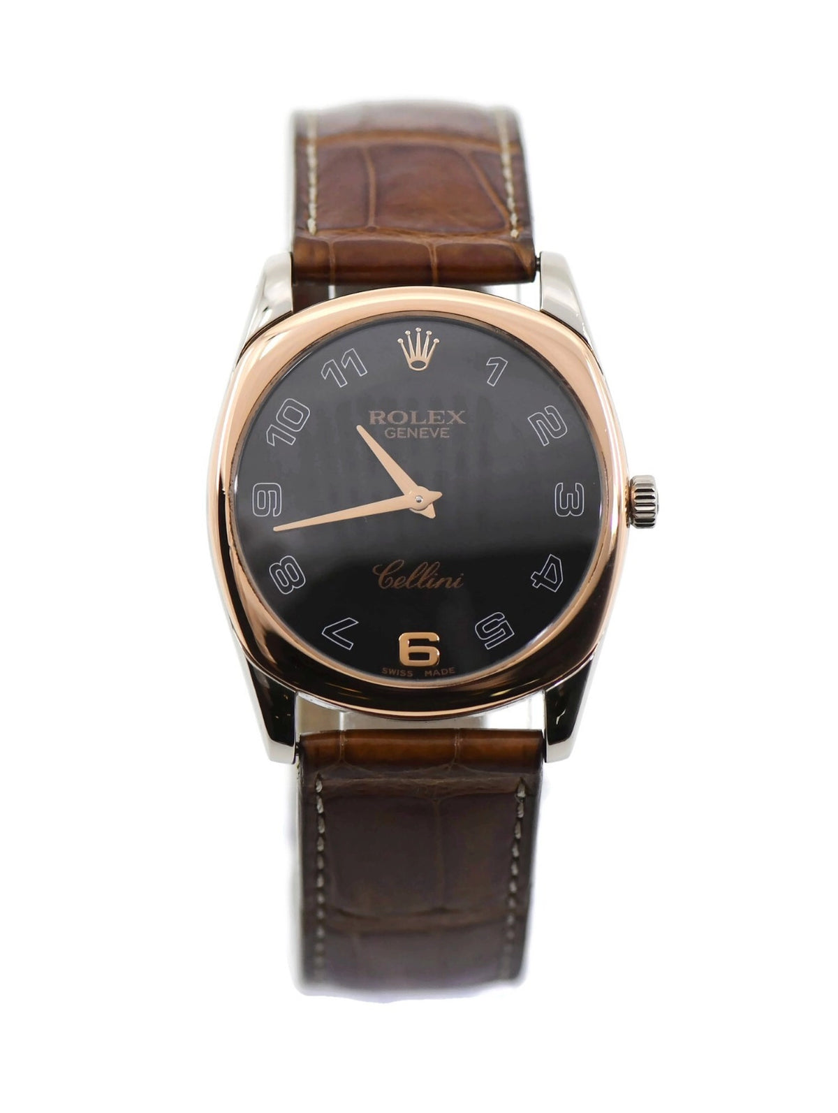 Rolex Cellini Danaos 18K White Gold Watch 4233