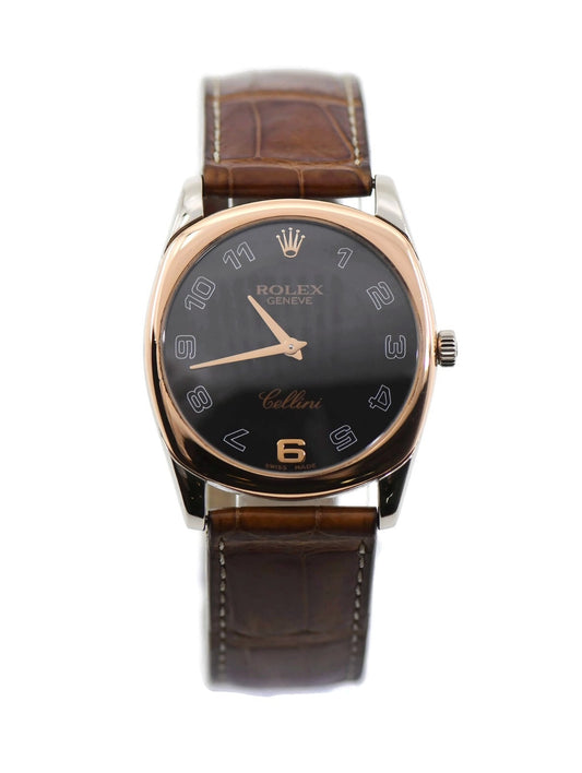 Rolex Cellini Danaos 18K White Gold Watch 4233