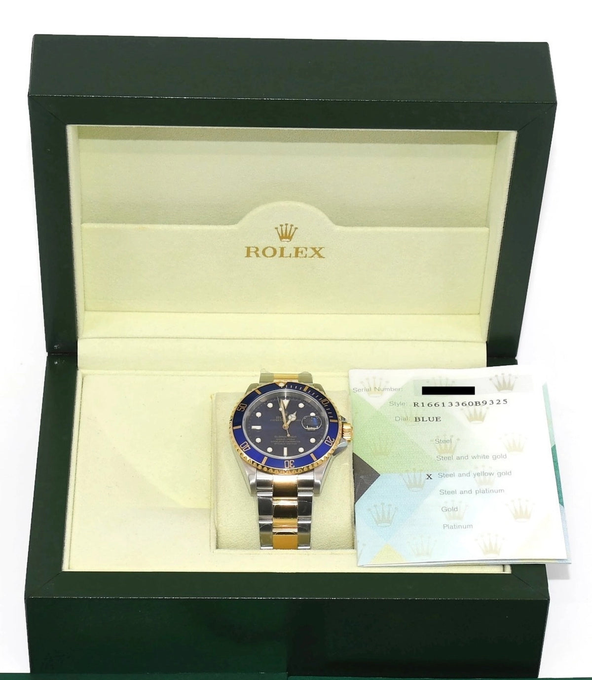 Rolex Submariner 18K/Stainless Steel Watch 16613