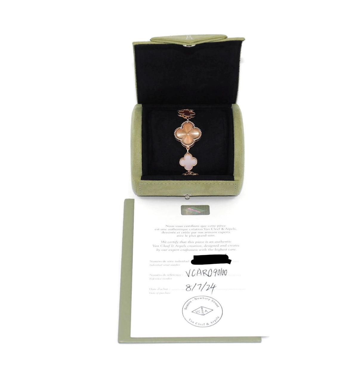 Van Cleef & Arpels Sweet Alhambra 18K Rose Gold Watch