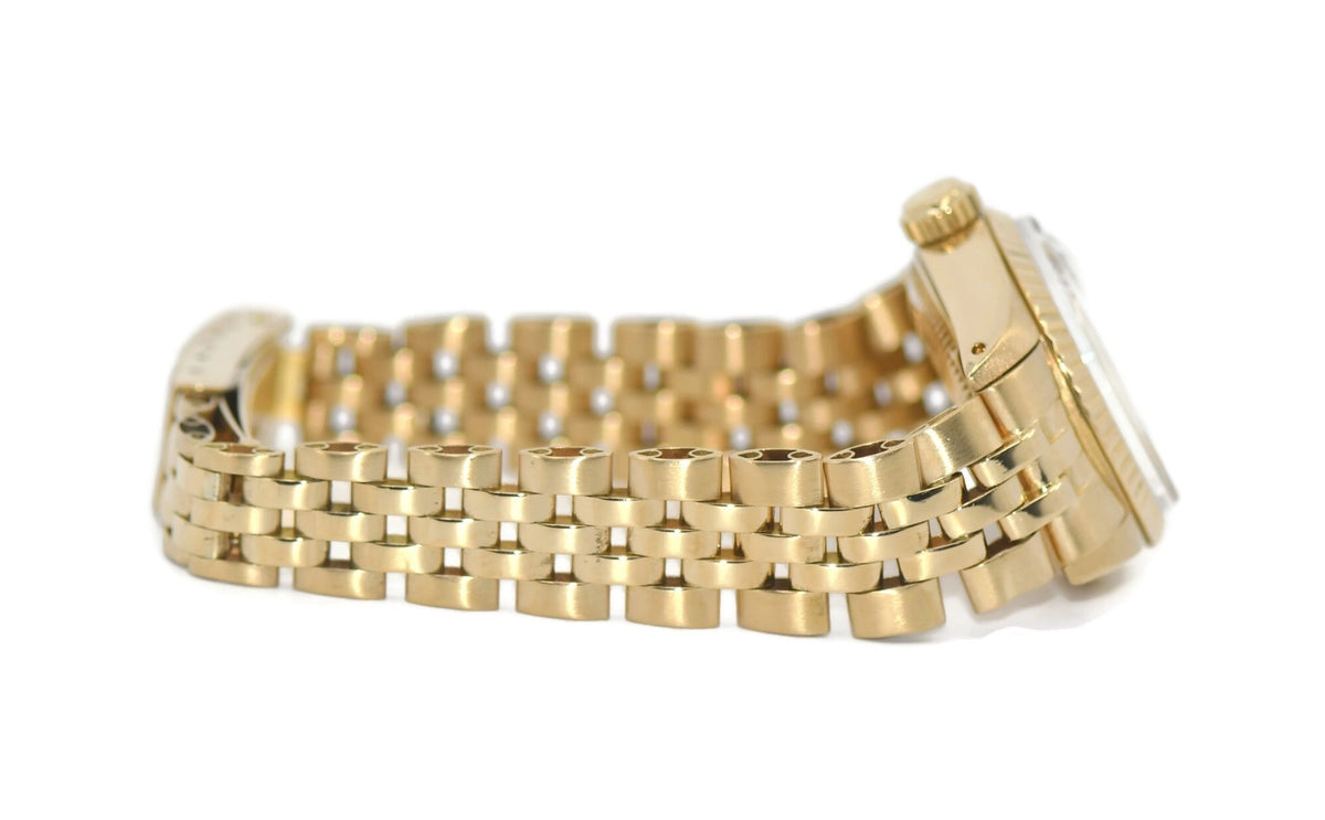 Rolex Datejust Tiffany & Co 18K Yellow Gold Watch 6917