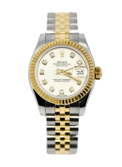 Rolex Datejust Diamond 18K/Stainless Steel Watch 179173