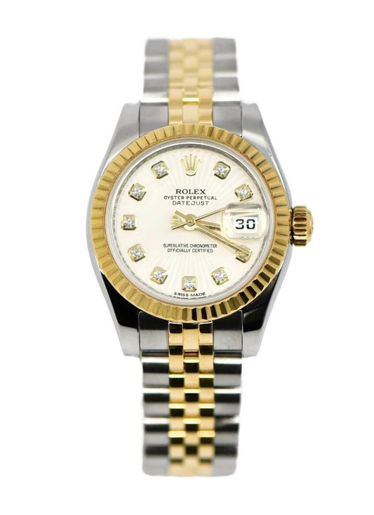 Rolex Datejust Diamond 18K/Stainless Steel Watch 179173