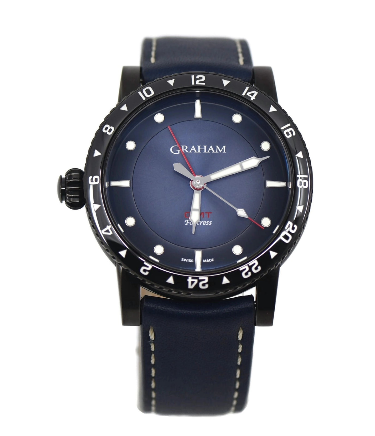 Garaham Fortress GMT Stainless Steel Watch 2FOBV.U03A