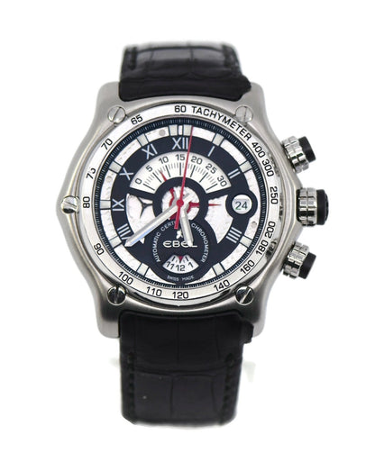 Ebel 1911 BTR Chronograph Stainless Steel Watch E9139L72