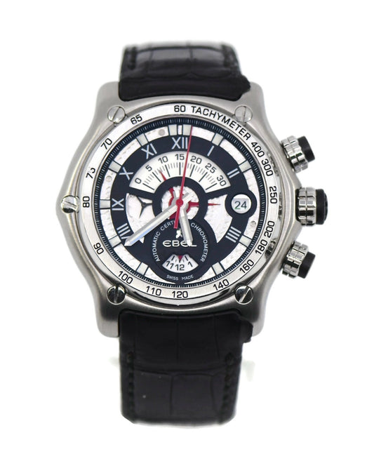 Ebel 1911 BTR Chronograph Stainless Steel Watch E9139L72