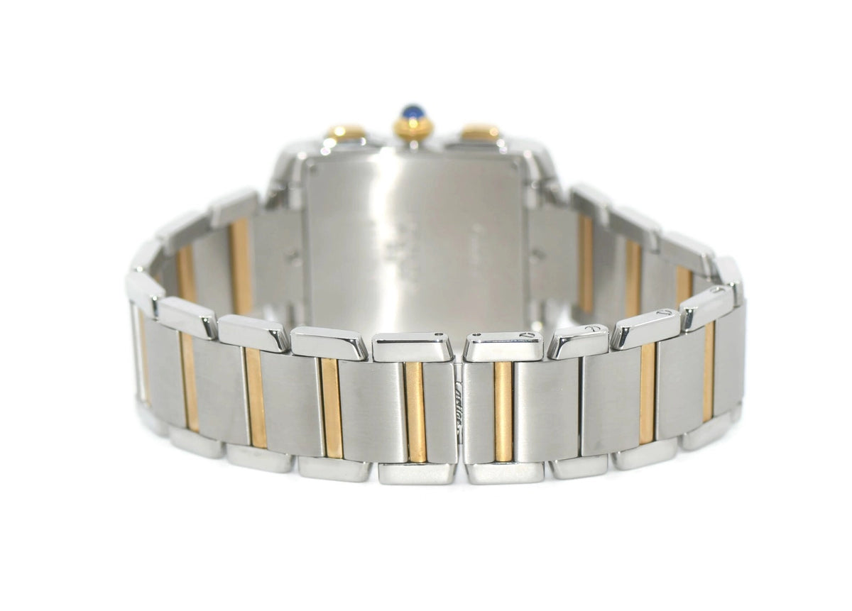 Cartier Tank Chronograph 18K/Stainless Steel Watch W51004Q4