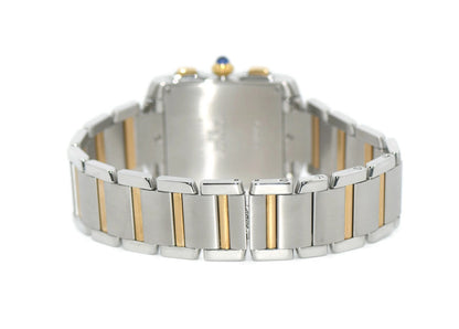 Cartier Tank Chronograph 18K/Stainless Steel Watch W51004Q4