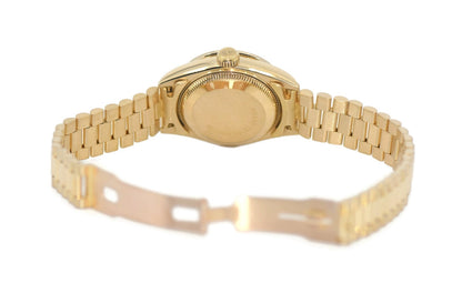 Rolex Datejust Diamond 18K Yellow Gold Watch 69178