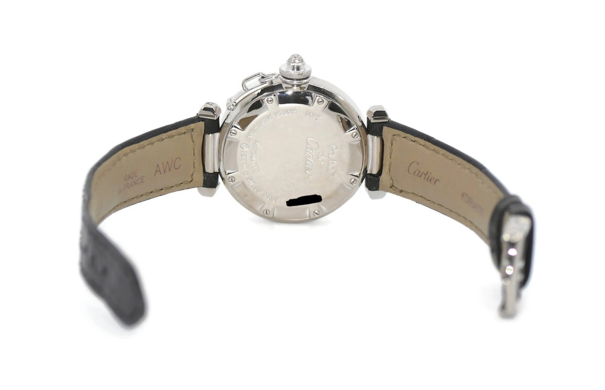 Cartier Pasha Diamond 18K White Gold Watch WJ101456
