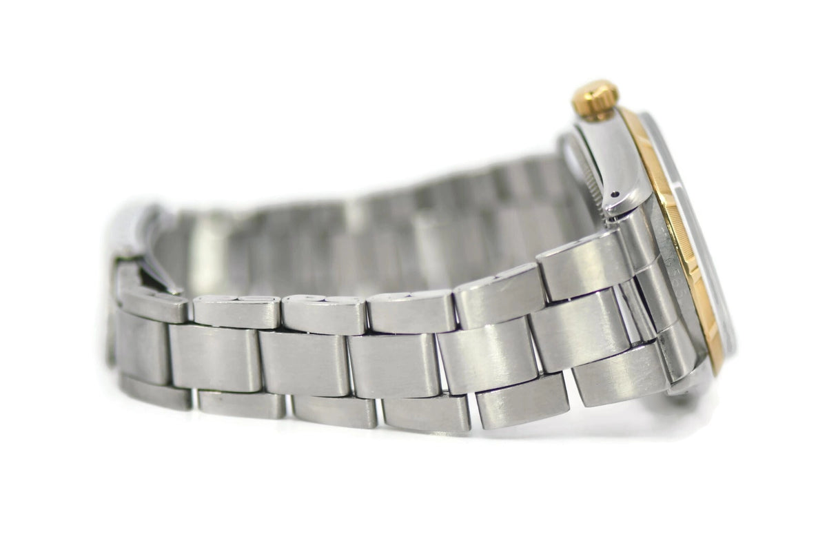 Rolex Oyster Perpetual Two Tone Stainless Steel Watch 6565
