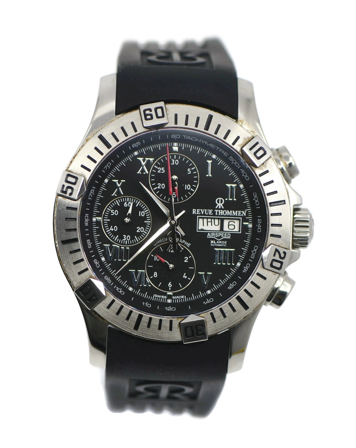 Revue Thommen Chronograph Stainless Steel Watch 16071.6837