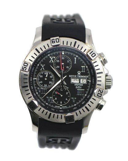 Revue Thommen Chronograph Stainless Steel Watch 16071.6837