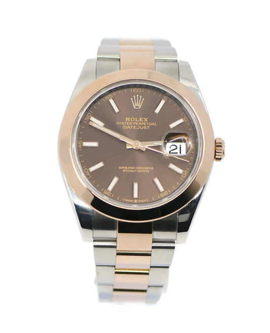 Rolex Datejust 41 Chocolate 18K/Stainless Steel Watch 126301