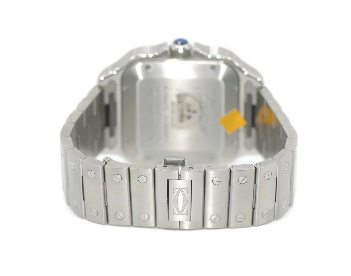 Cartier Santos Large Stainless Steel Watch WSSA0062