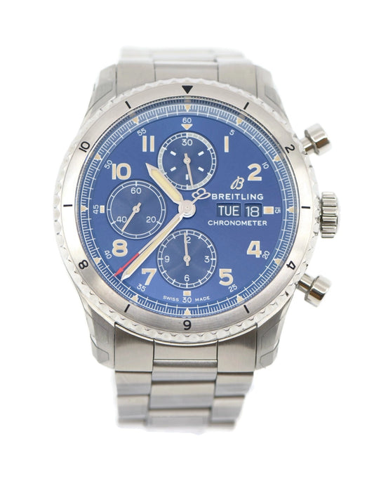 Breitling Aviator 8 Chronograph Stainless Steel Watch A13316