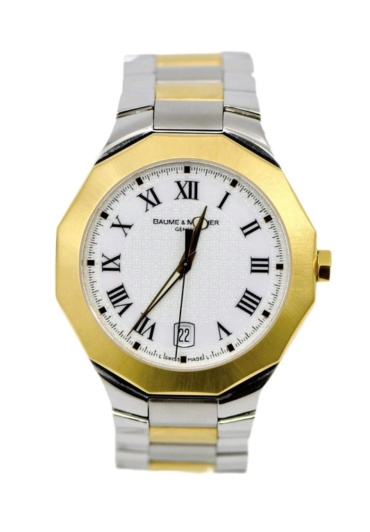 Baume & Mercier Reviera 18K/Stainless Steel Watch MOA08465