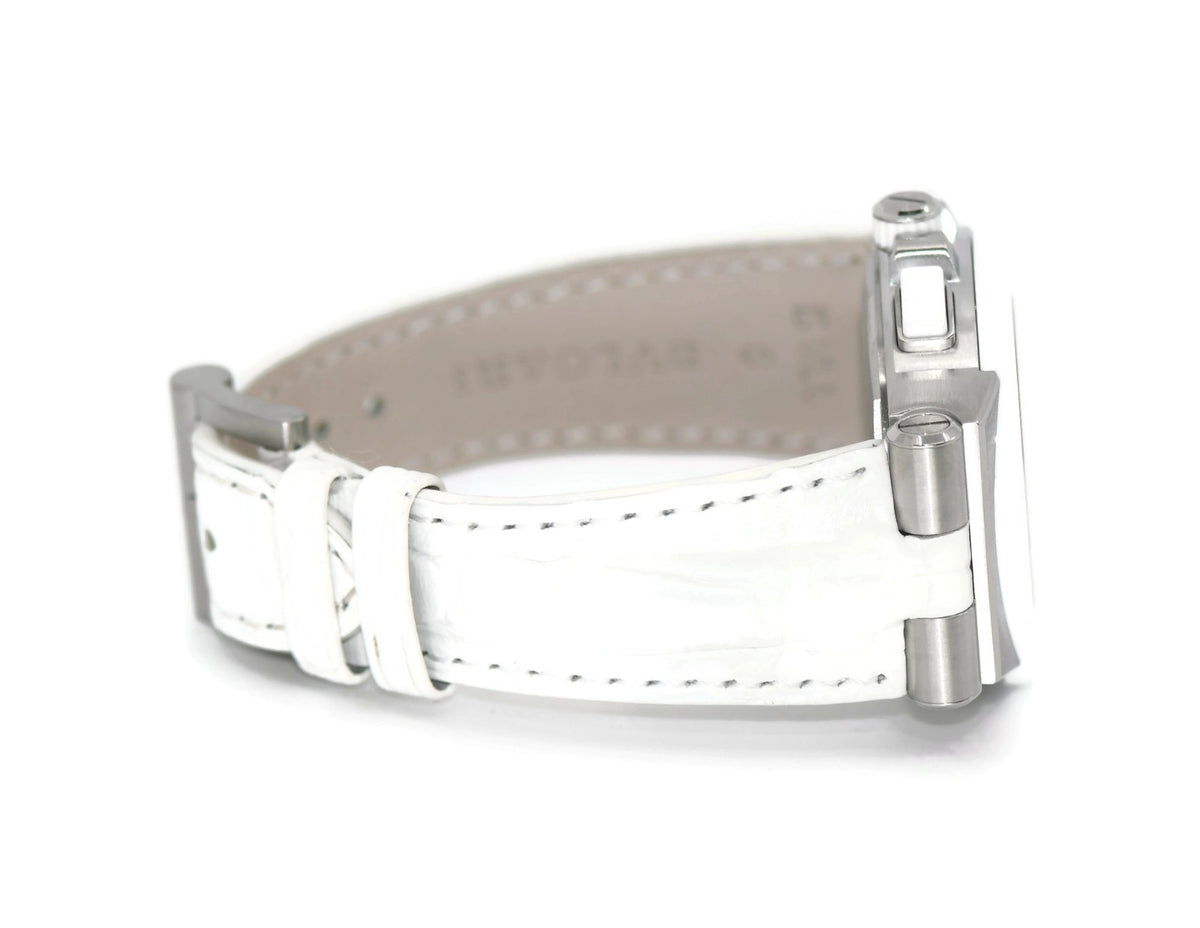 Bulgaru Bvlgari Diagono Diamond Stainless Steel Watch DG37