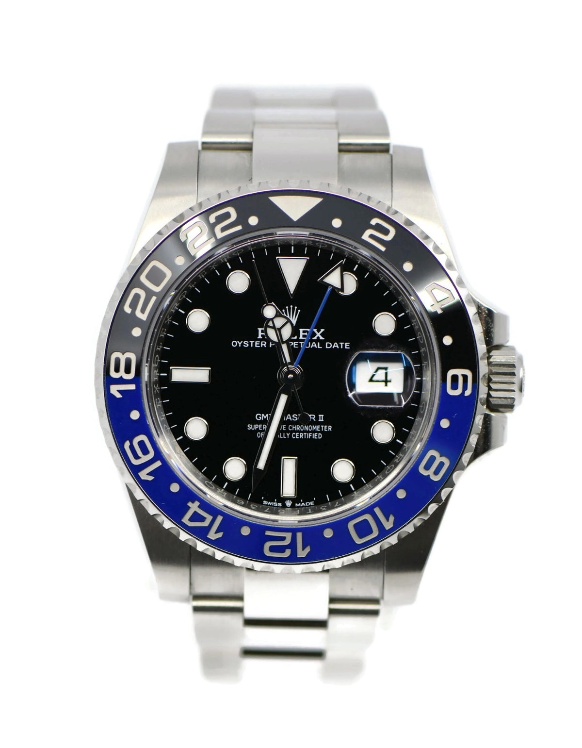 Rolex GMT-Master II Batman Stainless Steel Watch 126710BLNR