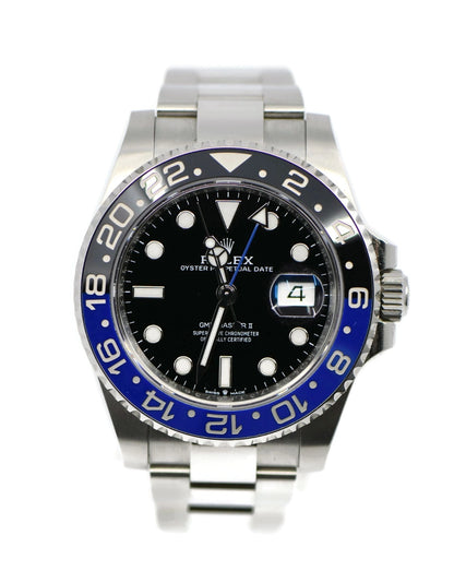 Rolex GMT-Master II Batman Stainless Steel Watch 126710BLNR