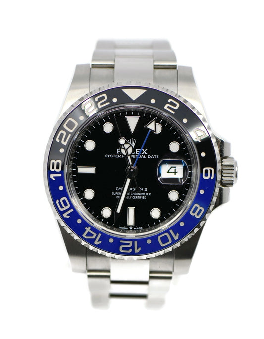 Rolex GMT-Master II Batman Stainless Steel Watch 126710BLNR