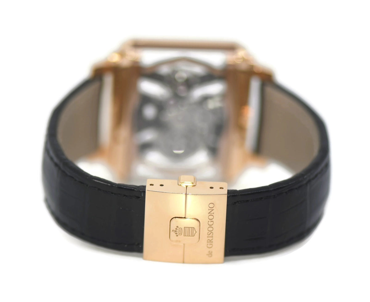 De Grisogono Retro Tourbillon 18K Rose Gold Watch