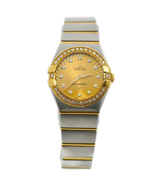 Omega Constellation Diamond 18K/Stainless Steel Watch 123.20.24.60.58.002