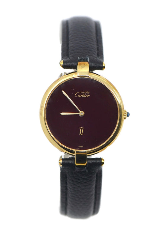 Cartier Must Vendome Sterling Silver Watch