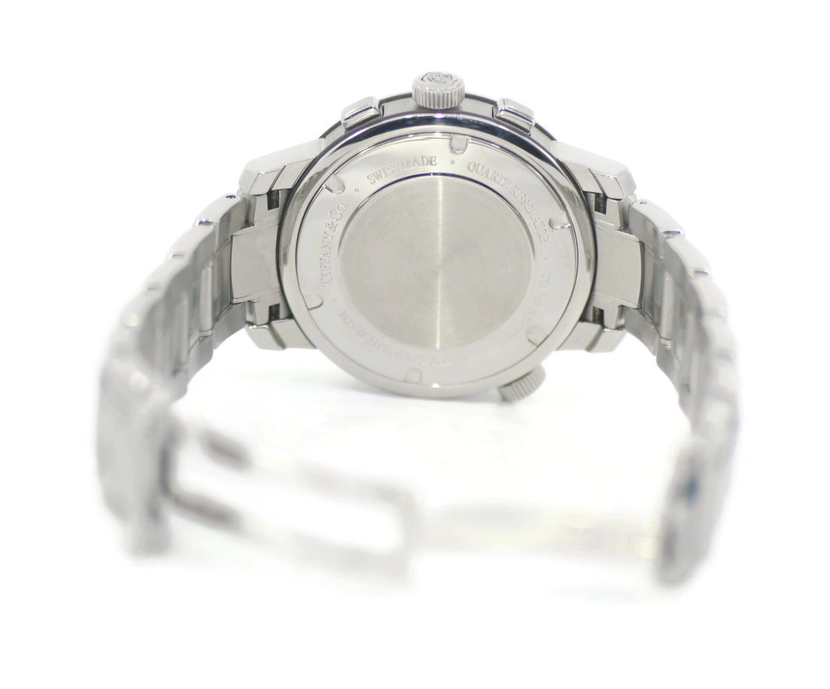 Tiffany & Co Chronograph Stainless Steel Watch T-57