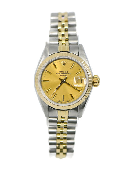 Rolex Oyster Perpetual Date 18K/Stainless Steel Watch 69173