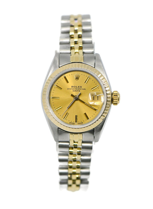 Rolex Oyster Perpetual Date 18K/Stainless Steel Watch 69173