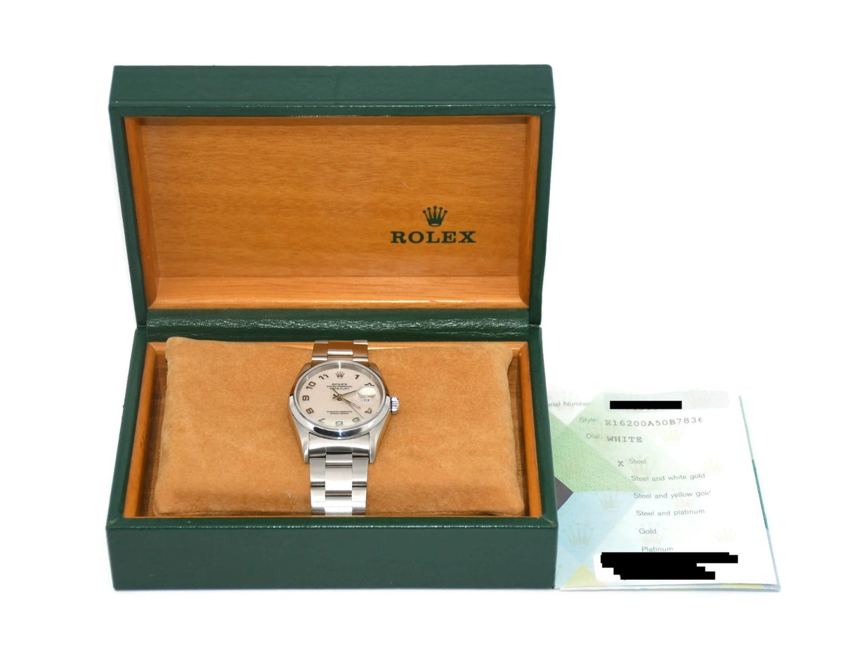 Rolex Datejust Stainless Steel Watch 16200